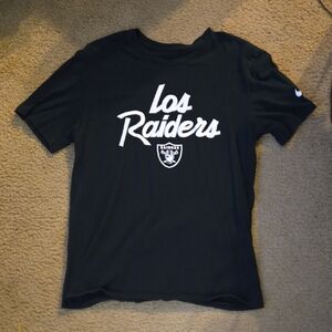 Nike Mens Black Los Raiders T-shirt Med